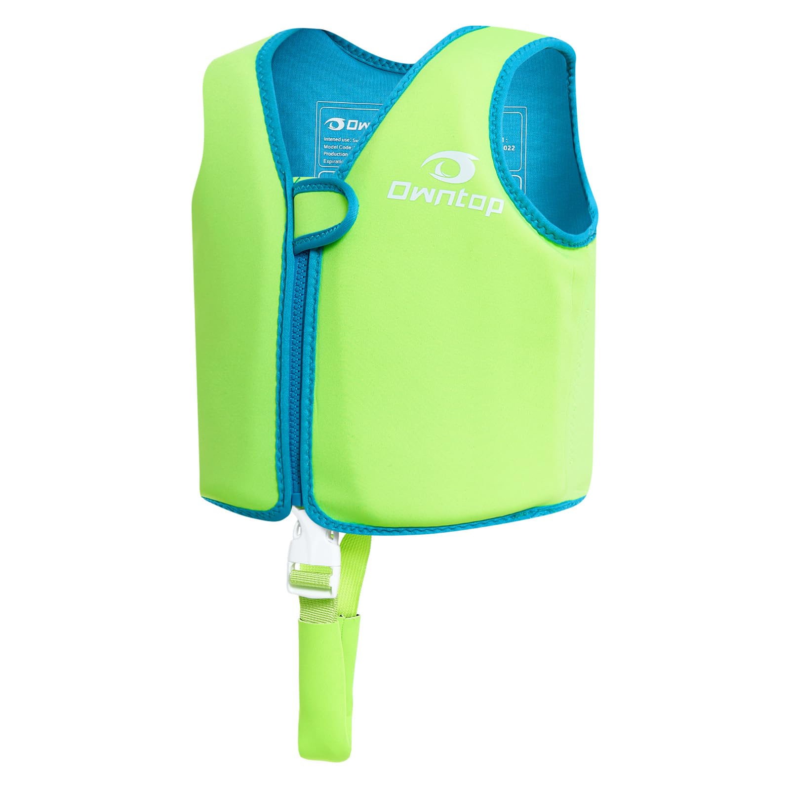 Owntop Kids Swim Vest -Toddler Float Jacket with Crotch Strap | Buoyancy Aid for Swimming Training | Neoprene Swim Jacket | Lightweight Float Swimsuit | Boys Girls Aged 2-3 Years | Learn to Swim โ image 1