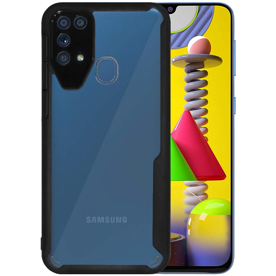Casotec Slim Soft Silicon *Anti Dust Plug* Shockproof Transparent TPU Back Case Cover for Samsung Galaxy M31 Prime / M31 / F41 - Clear (B08GKLT3DY) Amazon Price History, Amazon Price Tracker