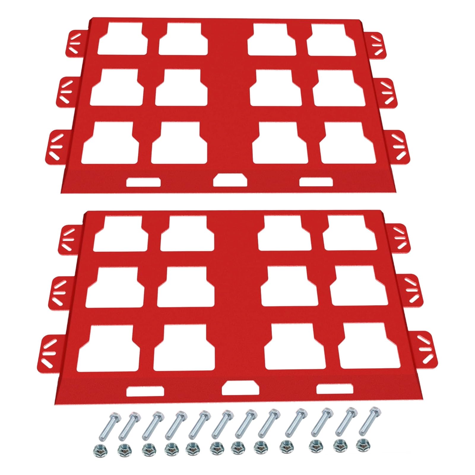 Tsophreniq Metal Mounting Plate Full Width for Packouts Toolboxes, Wall or Floor Mount Tool Storage and Organization Packouts for Trucks