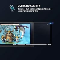 Vista 8 de Protector de pantalla para Nintendo Switch 2 unidades de vidrio templado POKANIC transparente HD transparente antiarañazos sin burbujas fácil
