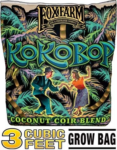 FoxFarm 690051 Ko Bop&Trade Coconut Coir Blend, 3 cu ft Grow Bag Potting Soil disponible en Yaxa Colombia