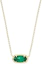 Kendra Scott Elisa Pendant Necklace for Women, Fashion Jewelry, 14k Gold-Plated