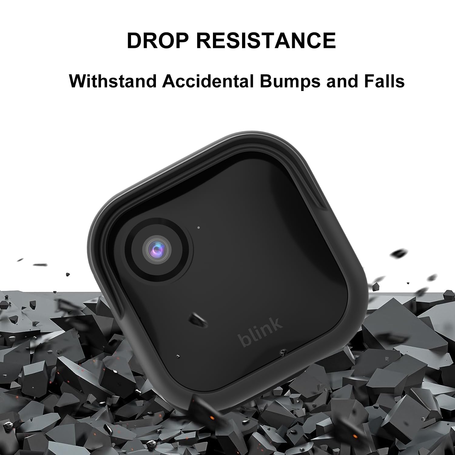 Tbest Housse En Silicone Pour Sonnette Vidéo Blink Housse De Protection Pour Sonnette Housse De