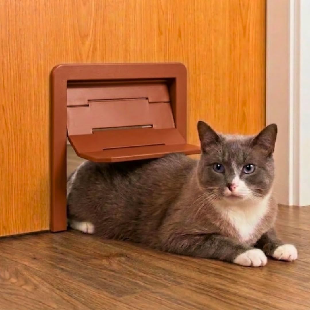 ModaCat - Gattaiola articolata per interni, porta per animali domestici, 22 x 22 cm