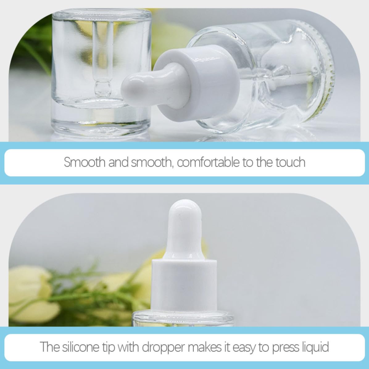 20 Pezzi Boccetta Contagocce in Vetro da 15ml