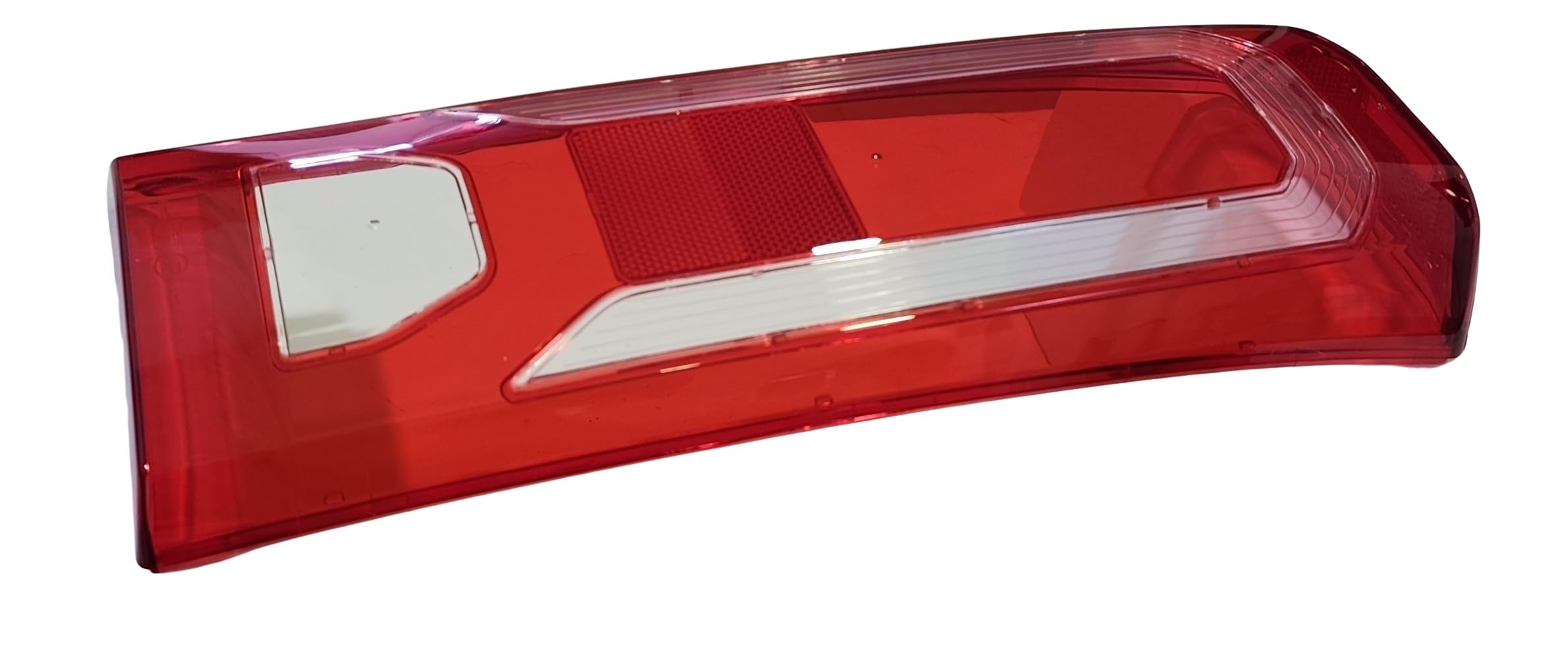 2 x Rücklichtglas Rückleuchtenglas Lichtscheibe Glas Rückleuchten Heckleuchten für Mercedes Actros MP5 LKW Anhänger E-MARK Rot Weiß