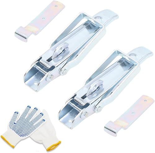 2 pestillos de puerta de elevación de remolque utilitario, piezas de manija para puerta de remolque de caravana, accesorios de repuesto para caravana