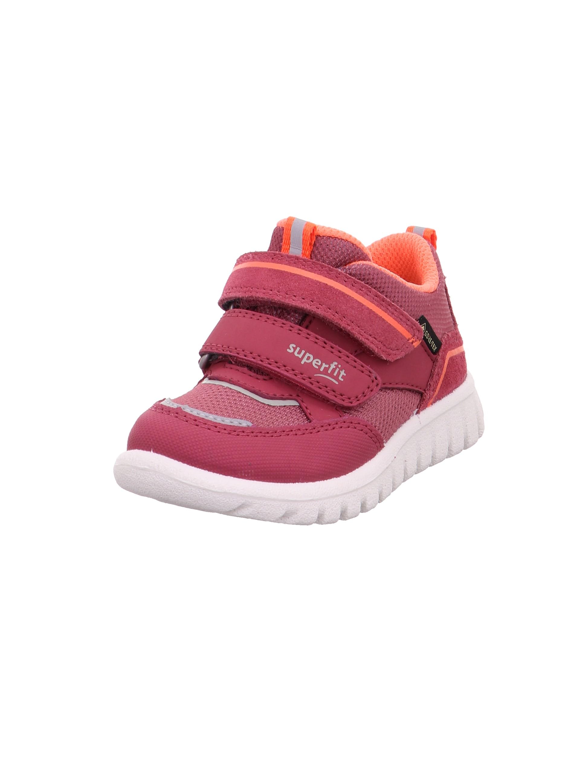 Superfit Boy's Girl's Sport7 Mini Trainer, Pink/Orange 5500, 2 UK Child