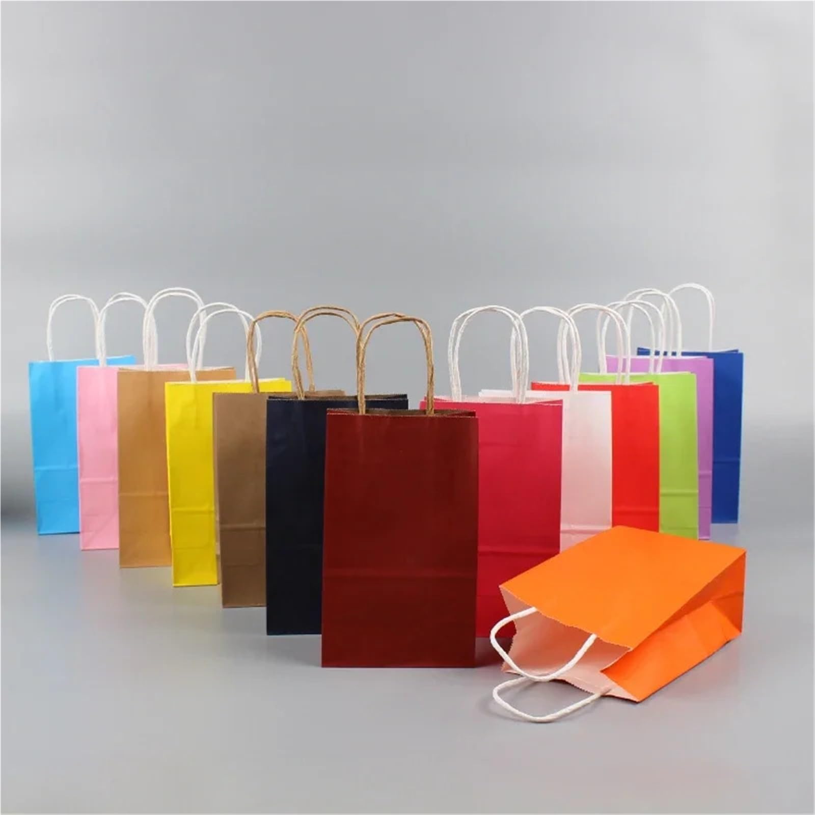 Bolsas Papel Kraft 30/50/100 piezas Mini bolsas de regalo Kraft