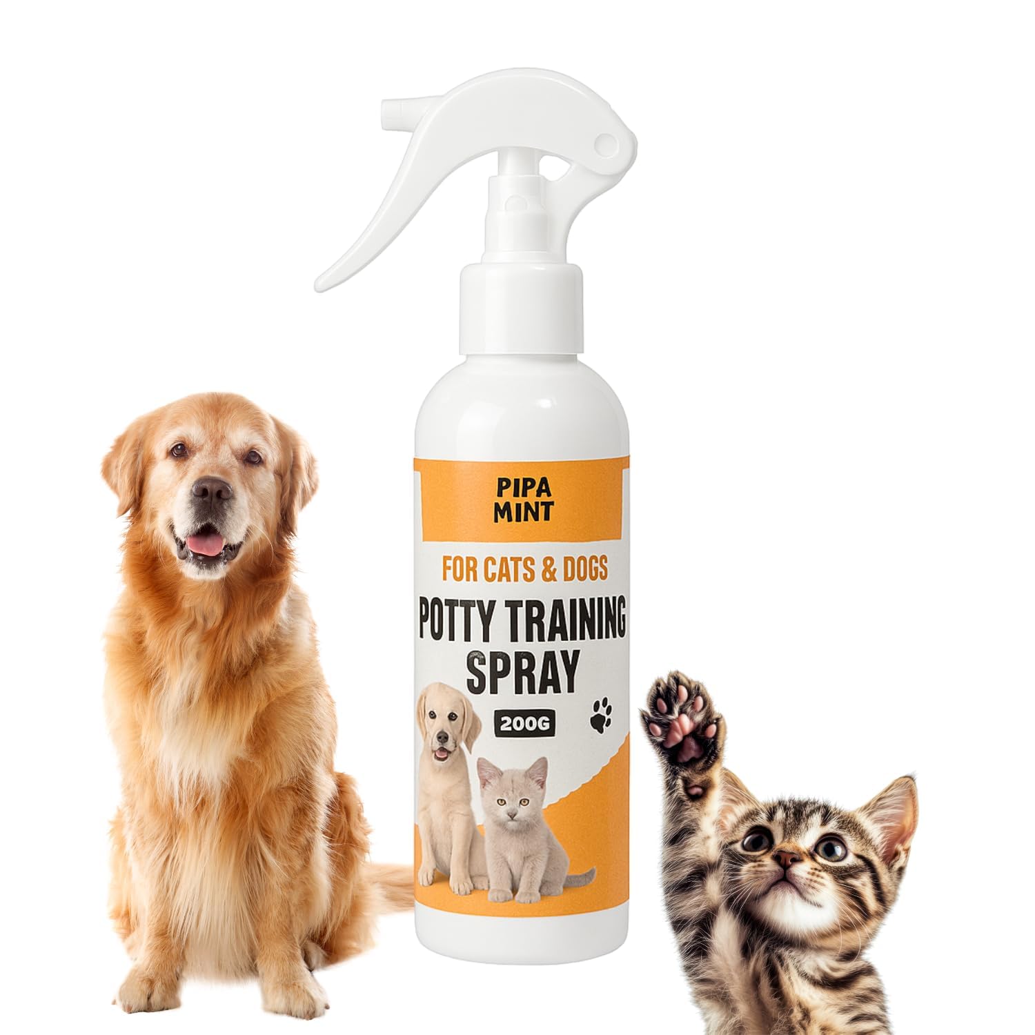 Potty Training Spray for Puppy – 200ml Dog Potty Spray | Pee Spray for Dogs & Cats | Potty Spray for Dog Training | Pet Potty Training Spray | Dog Poop Spray for Training | Cat Litter Spray (White)