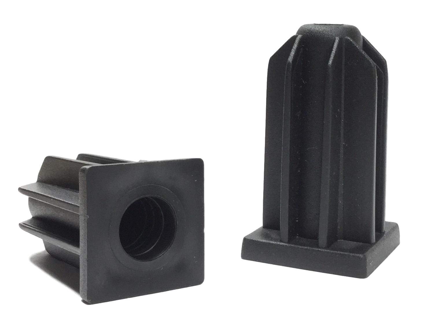 Caster Socket Sleeve Square Inserts, 7/16" Inside Stem, 7/8" Outside