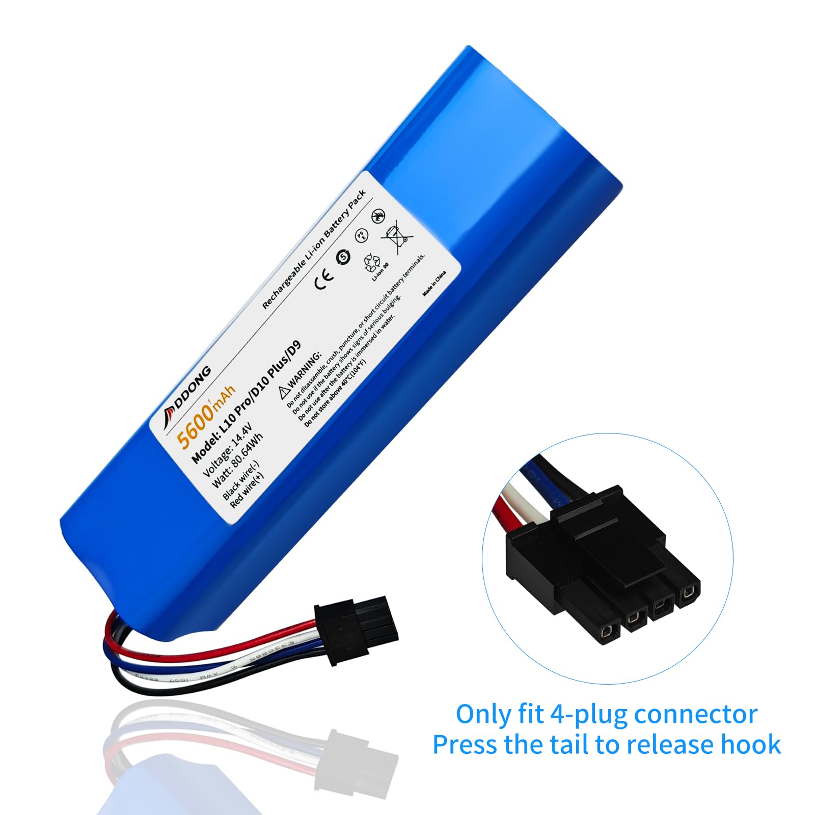 Batteria Dreame L10s Ultra ANTIEE 5200mAh Vacuum Batteria Per Dreame D9 D10 Plus L10 Pro Plus L10 D10s L10s RLS5 Dream L10 - Foto 8