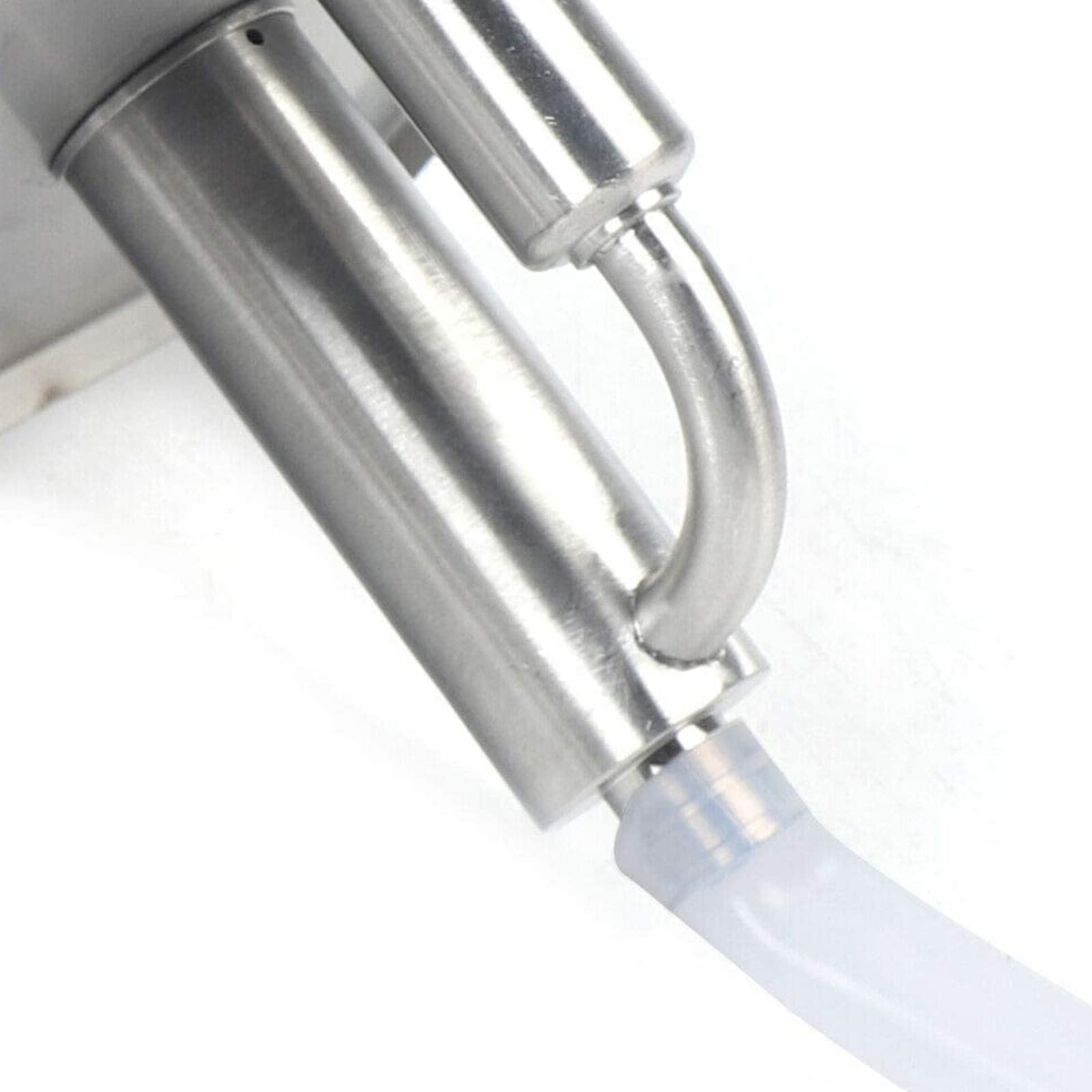 Dispensador de Salsa, Estación de Bomba de Condimentos de Acero Inoxidable, Herramienta Dispensadora de Condimentos Exprimir para Especias,Tomate,Mostaza,Mermelada,Ensalada,1pump