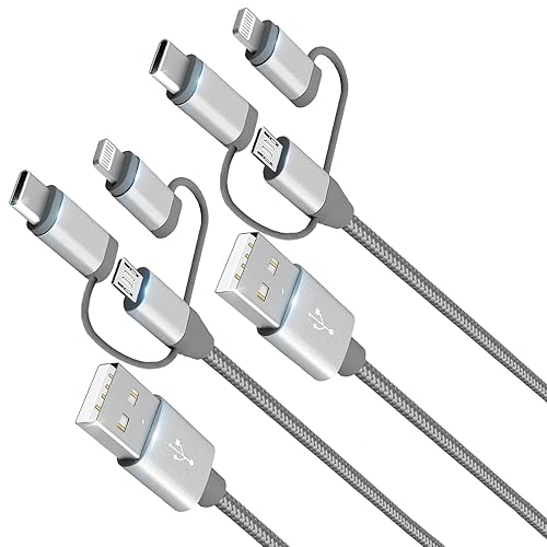 Miniatura 1 de Adaptador de cable de carga 3 en 1 certificado MFi de Apple con LightningTipo-CCable Micro USB para iPhone 161514, iPad, Huawei, HTC, LG, Samsung