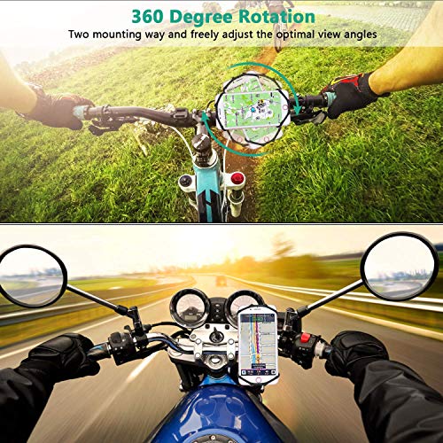 Supporto per telefono da bicicletta, girevole a