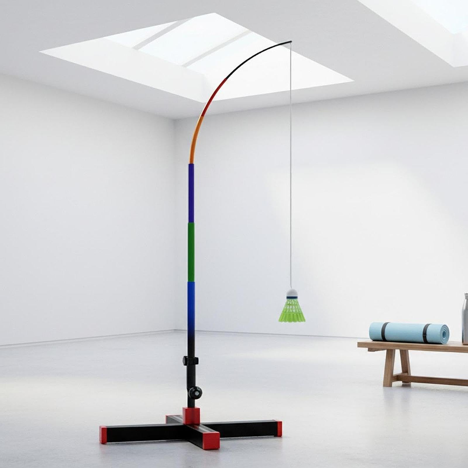 Dispositivo di Allenamento per Badminton, Singolo Giocatore, Automatico, per Giardino.