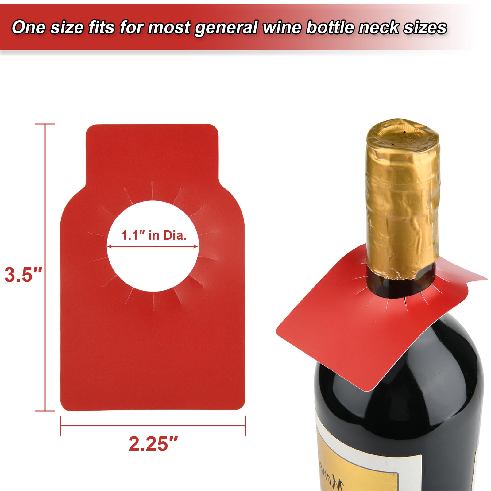 Wine Label 30 per Pack (4 in x 6 in | 10 cm x 15 cm) (Peach)