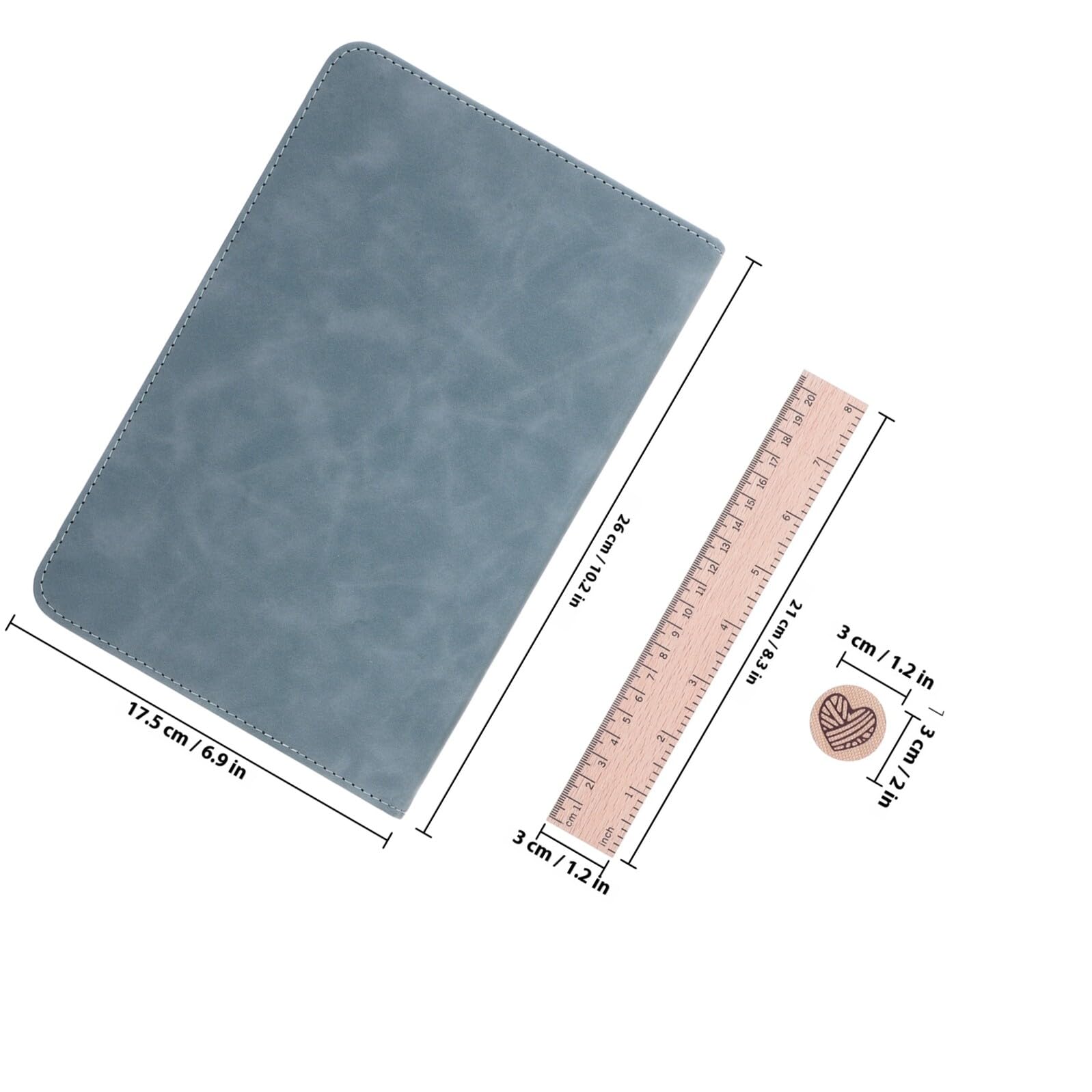 BESTonZON Supporto Pieghevole Magnetico per Schemi di Maglia in Legno Magneti, Porta Schema per Accessori Uncinetto, per Sessioni di Lavoro Creative