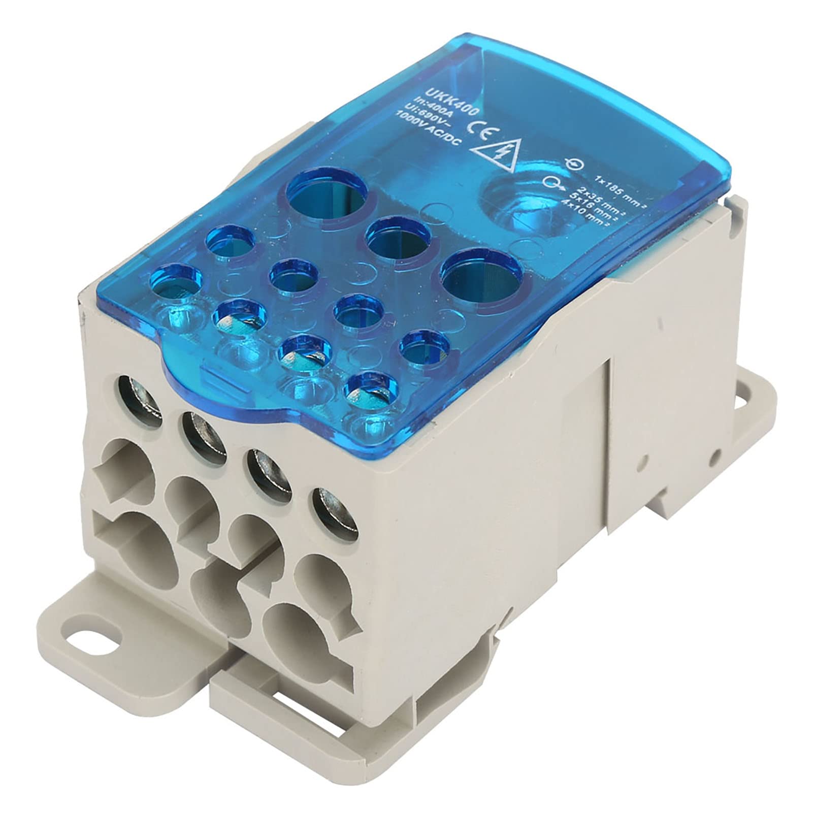 YOSOO Boîte de distribution de rail DIN UKK-250A Din Rail Bornier Boîte De Distribution Boîte De YOSOO Boîte de distribution de rail DIN UKK-250A Din Rail Bornier Boîte De Distribution Boîte De