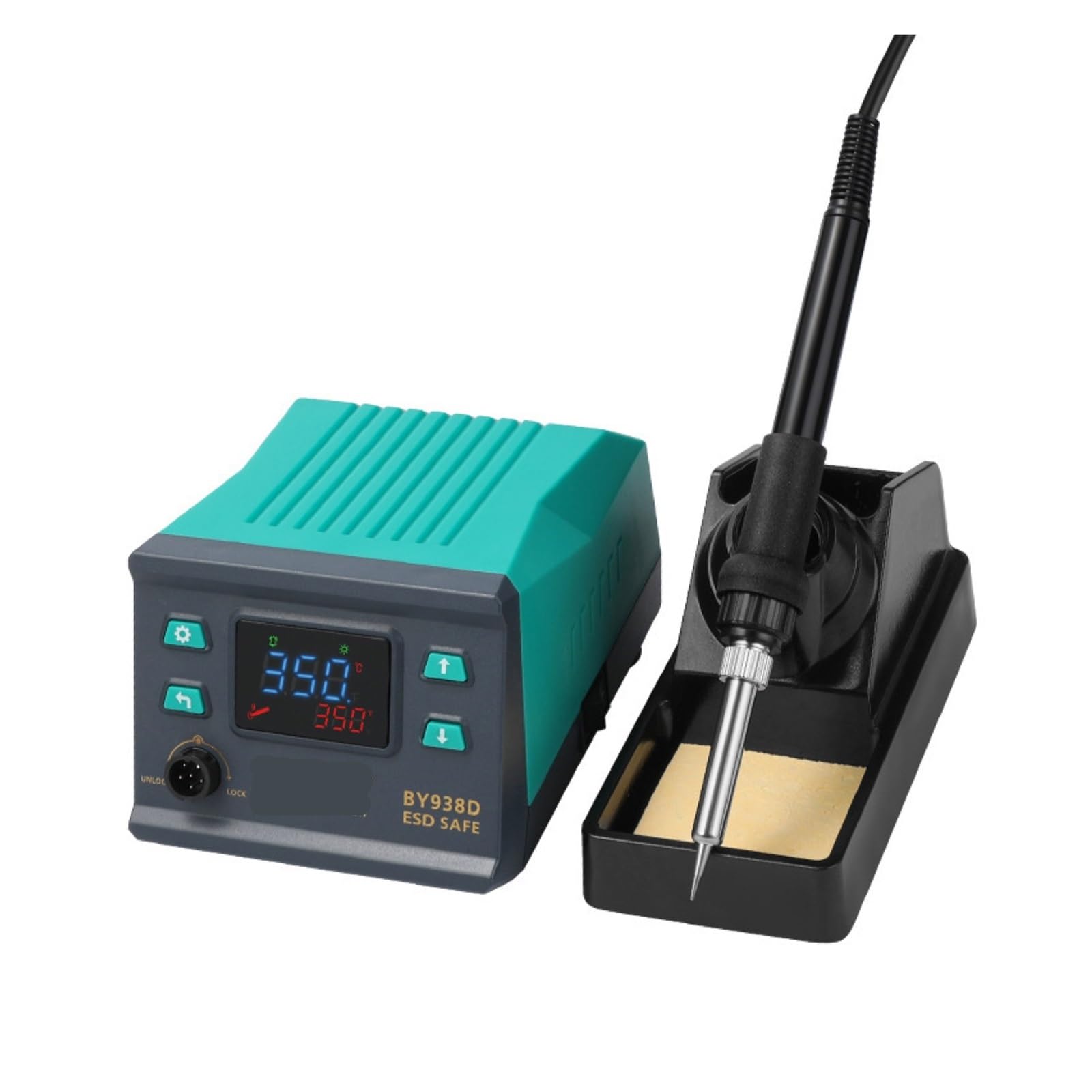 Stacja lutownicza, Wielofunkcyjna lutownica 75W z wbudowanym multimetrem 100-520C, 1 opakowanie