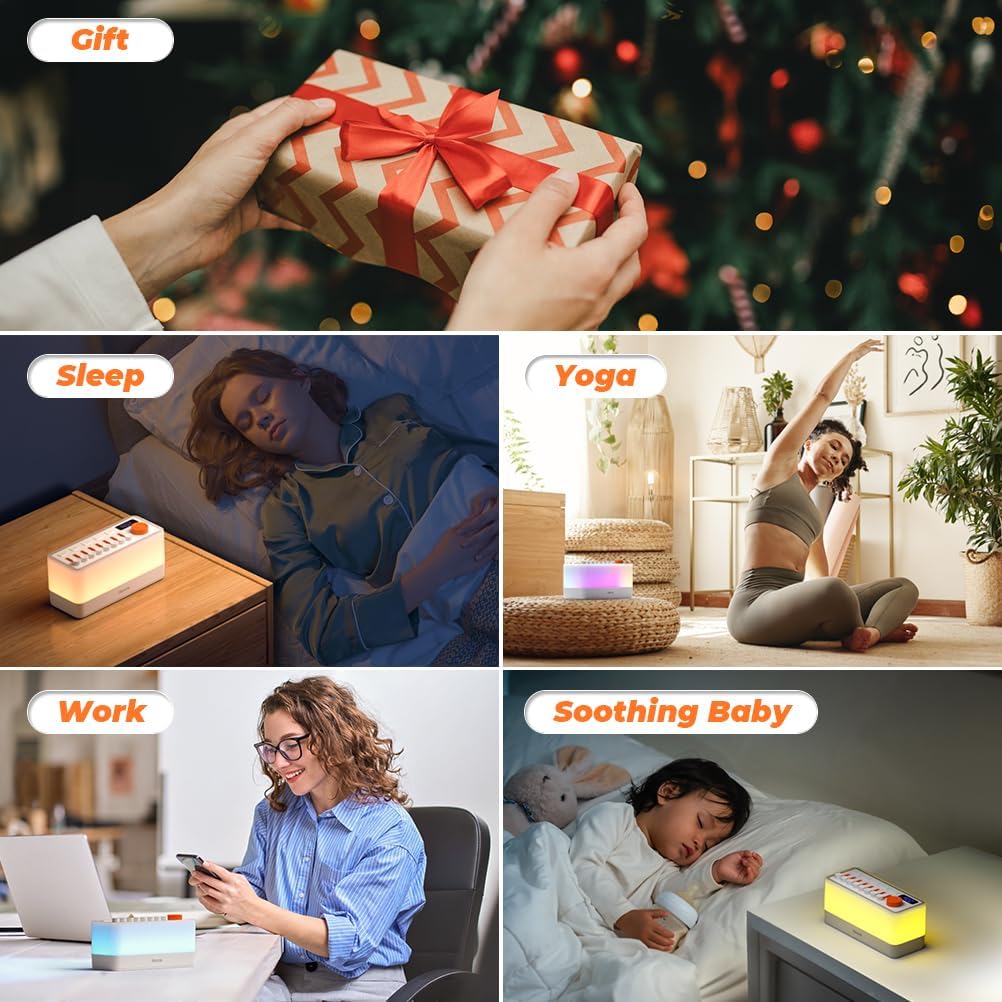 RIENOK S10 speaker with dimensions labeled: 18cm length, 8cm width, 7.3cm height