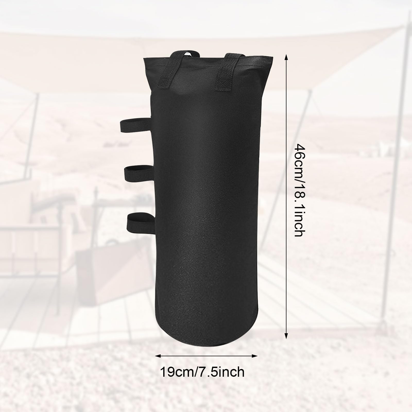 ABCCANOPY Confezione Da 4 Sacchi Di Sabbia Grandi Per Gazebo, Di Grado Industriale Resistenti Con Doppia Cucitura Per Gazebo Pop Up Ombrelloni Mo 92350656
