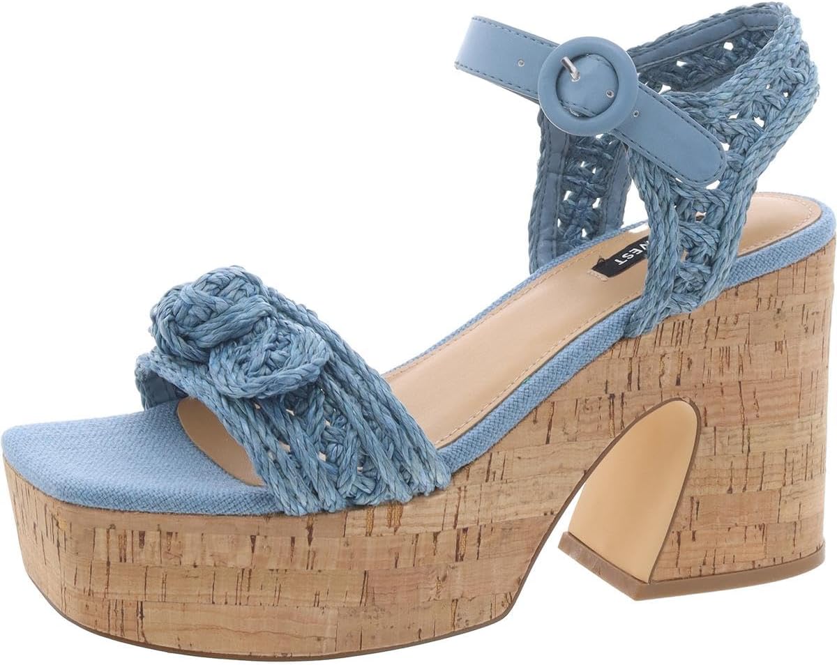 Nine West womens Comiele Size 10 Blue 420