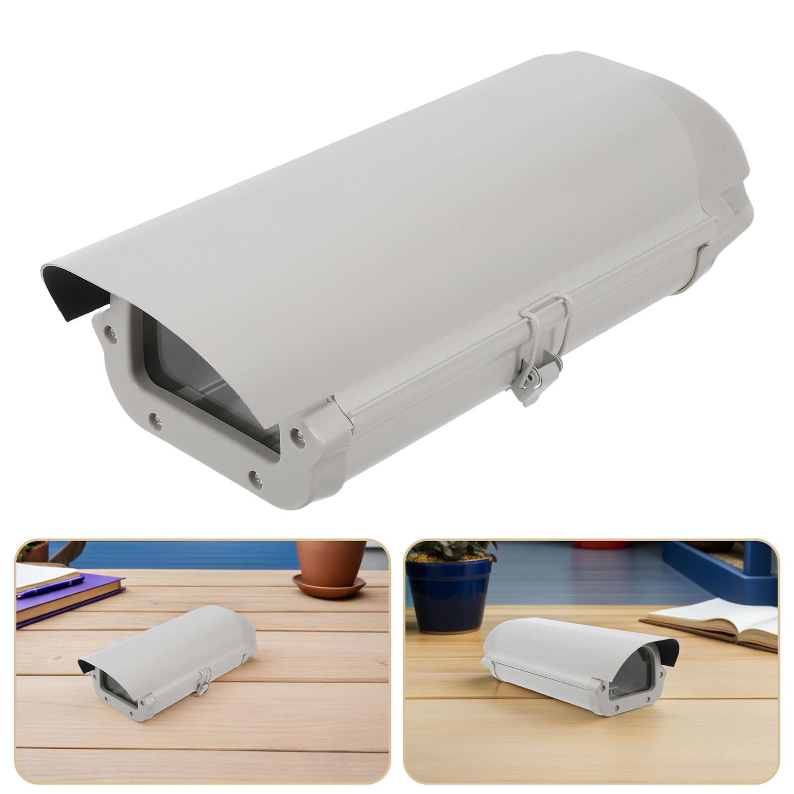 Boîtier pour Caméra de Sécurité Protection Extérieure Pare-Soleil et Pluie pour Caméra Accessoires Protection Murale