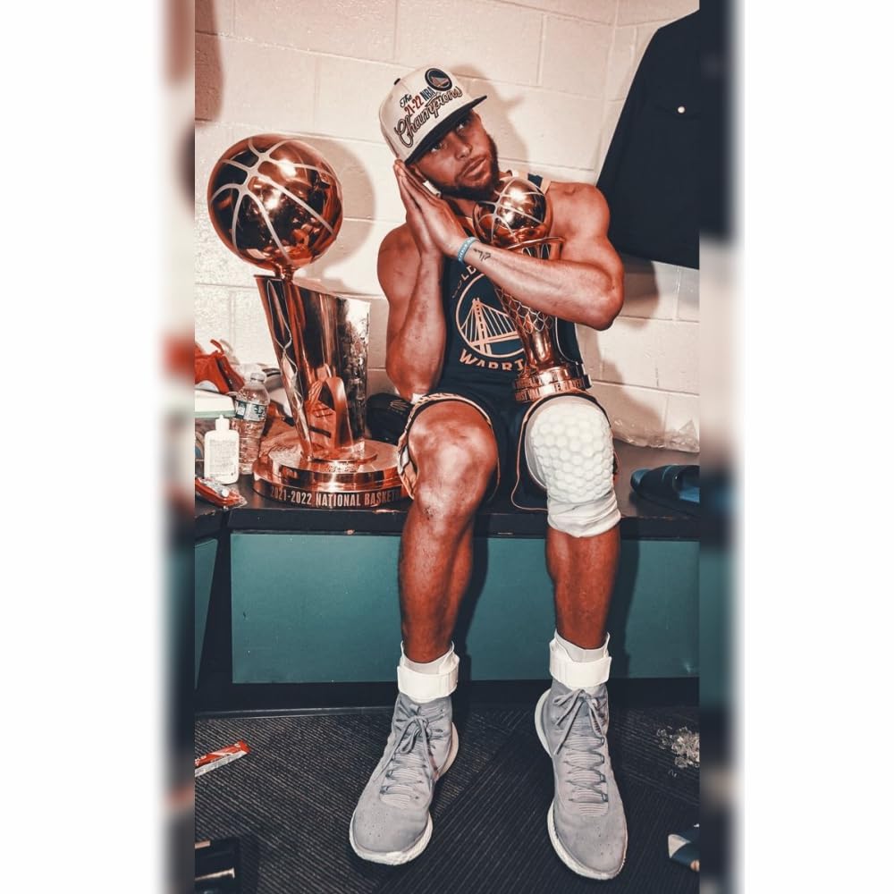 POSTER WALLAH Stephen Curry NBA Poster for Home Office and Student Room Wall | Aesthetic Poster | Wall Decor STPHNCRY04 (18X12 inch)