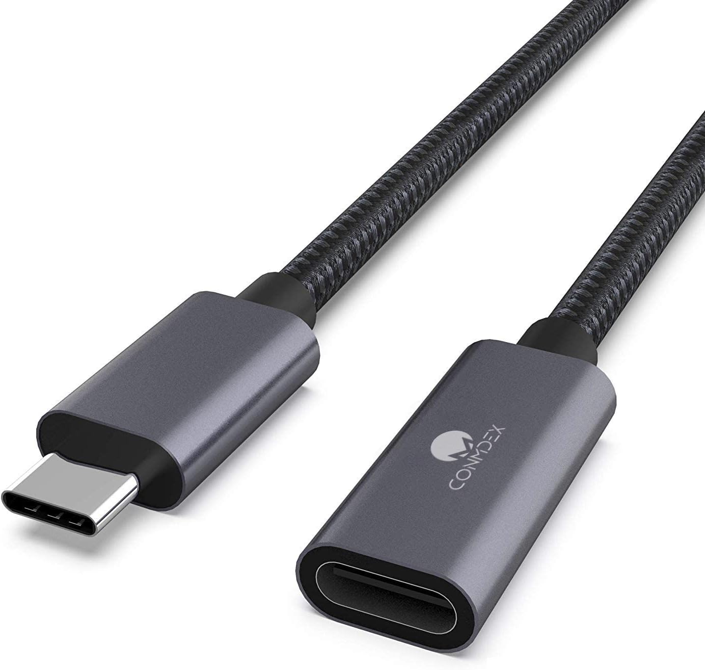 CONMDEX USB C Extension Cable USB C Male to Female USB Cable USB 3.1 Data Charging Cable 10Gbps,20V5A/100W ExtendCord for Wireless charger,Compatible with M1 Macbok Pro,Galaxy,Pixel,USB C Hub 1M