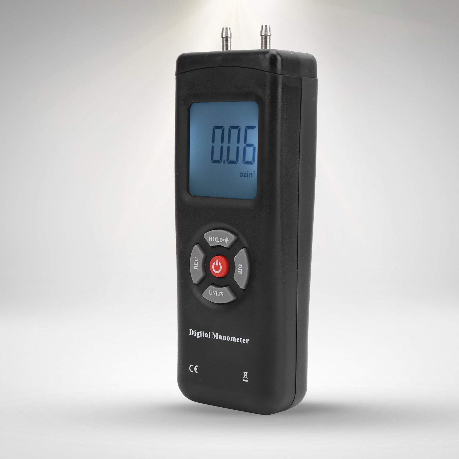 TL101 Strumento del Tester di Pressione Differenziale del Misuratore di Pressione Manometro Digitale