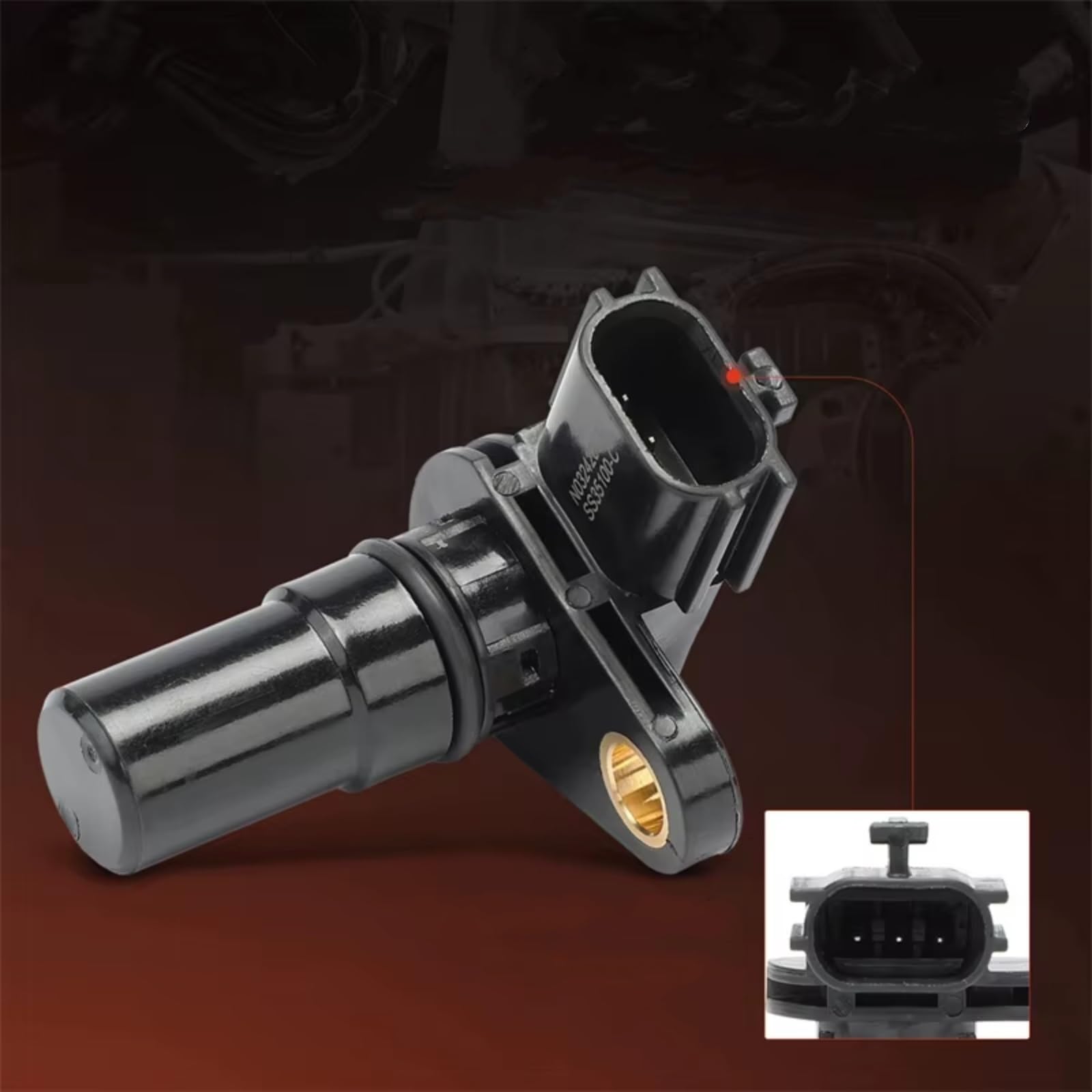 Drehzahlsensor Kompatibel Mit Jeep Für Compass 2007 2008 2009 2010 2011 2012 2013 2014 2015 2016 2017. Motorkurbelwellen-Drehzahlpositionssensor