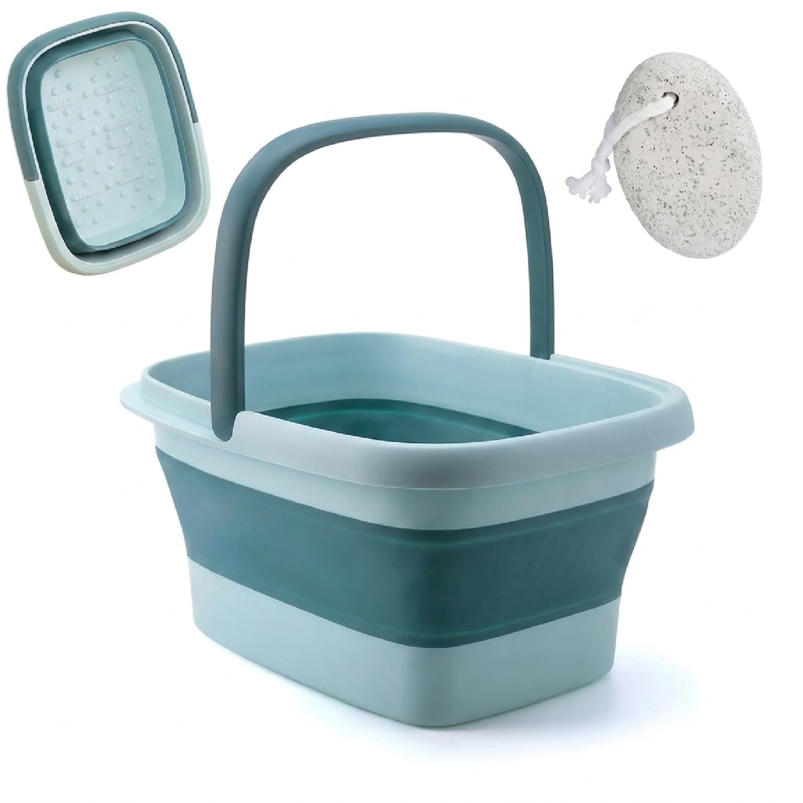 bain de pieds pliable 8 rouleaux 54