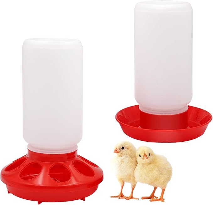 Chicken Feeder and Waterer Set Hanging Chicken Waterer