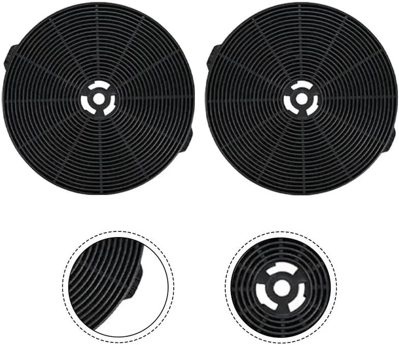 175mmx24mm Carbon Filter Kitchen Range Hood Accessories Filters 2PCS Kitchen Appliances Range Hood Parts