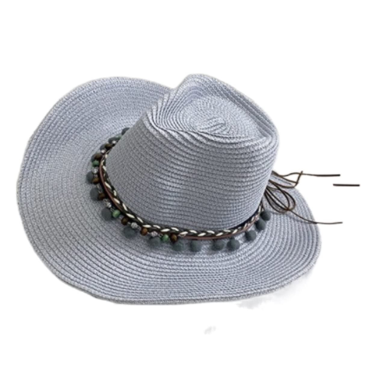 Sombrero de Playa Plegable, Sombrero De Paja Verano para Mujer, Playa ala Ancha, Protección Solar, Vacaciones Sombrero Playa Verano