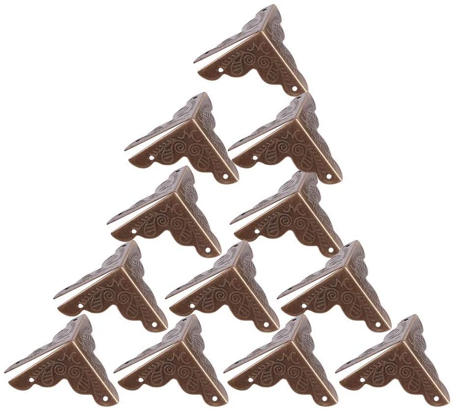 8 Stuks Vintage Decoratieve Ijzeren Hoekbeschermer Meubels Metalen Hoekbeschermers Bronzen Kast Hoekbeschermers Voor Kast En Houten Doos Sieraden Bo 8 Stuks Vintage Decoratieve Ijzeren Hoekbeschermer Meubels Metalen Hoekbeschermers Bronzen Kast Hoekbeschermers Voor Kast En Houten Doos Sieraden Bo