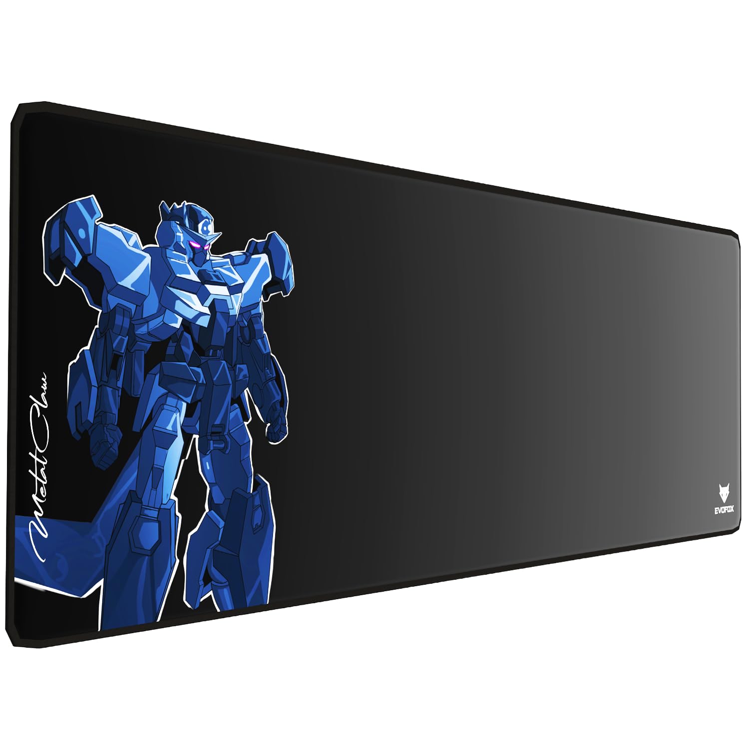 EvoFox Metal Claw X85 Deskpad/Gaming Mouse Pad with Micro-Textured Speed Surface, Non-Slip Rubber Base, Anti-fray Stitched Edges and Washable Surface [850 x 300 mm] XXL Size