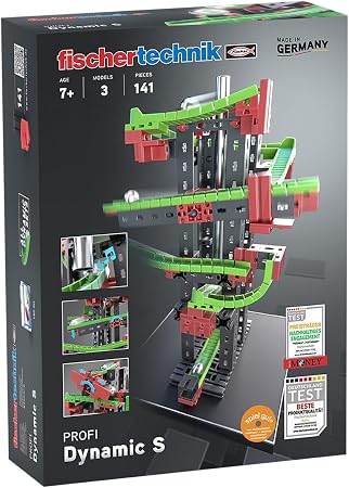 fischertechnik fischertechnik Dynamic S Sound – Circuit de billes de vitesse avec effets sonores