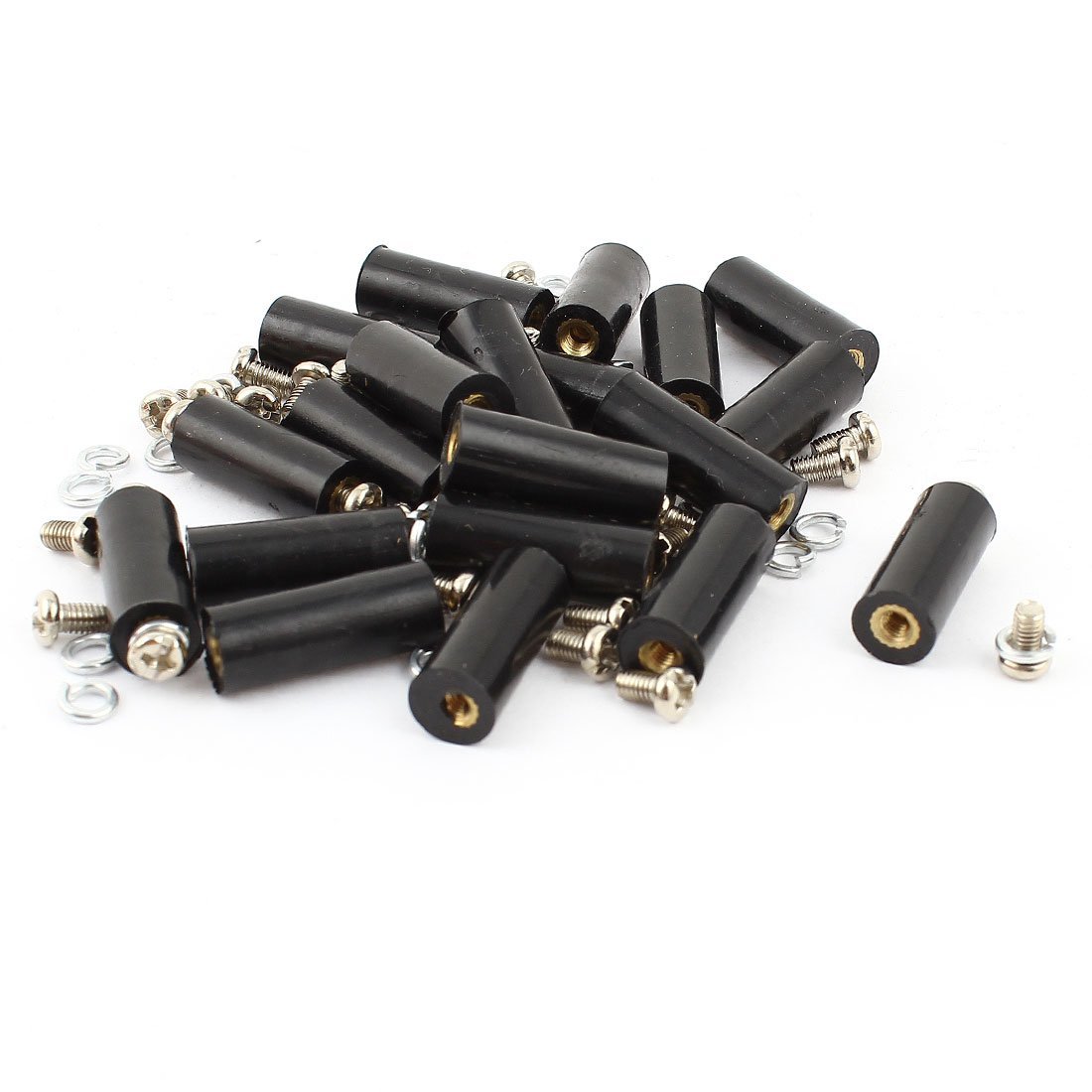 KTM Healthcare® a15011600ux0419 20 Piece M3 Brass Insert Thread 8x20 mm Insulated Standoffs Spacer for Motherboards-image-17