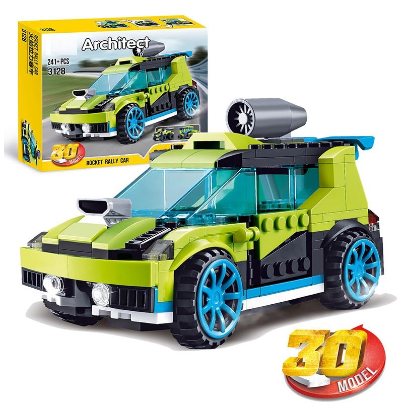 Bestie toys Architect 30 in 1 Bricks Rally Car Set Brick Building Block for Kids | Educational DIY Toys for Kids (241pcs) (B0DHW76LQJ) Amazon Price History, Amazon Price Tracker