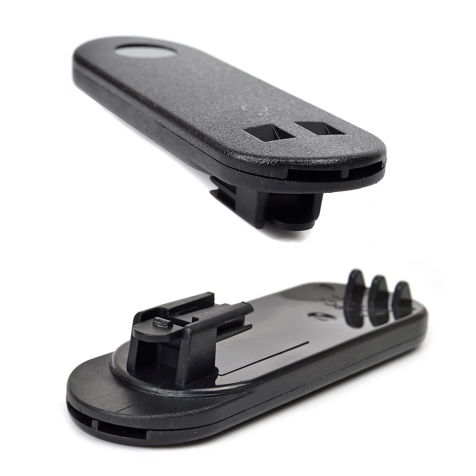 Lot De 4 Clips De Ceinture Pour Talkie-Walkie Motorola - Compatible T92, T80, T80ex, T600, H20 - Noir - 7.5x2.7x1.2cm