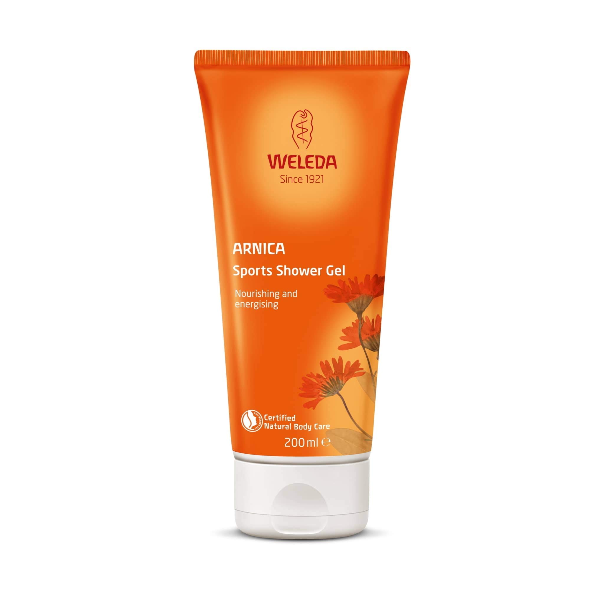 Bio Sport Frische-Kick Duschgel Arnika - aktivierende Naturkosmetik Pflegedusche für neue Energie und Entspannung der Haut, erfrischende Reinigung und Pflege für Körper und Gesicht (1x 200 ml)