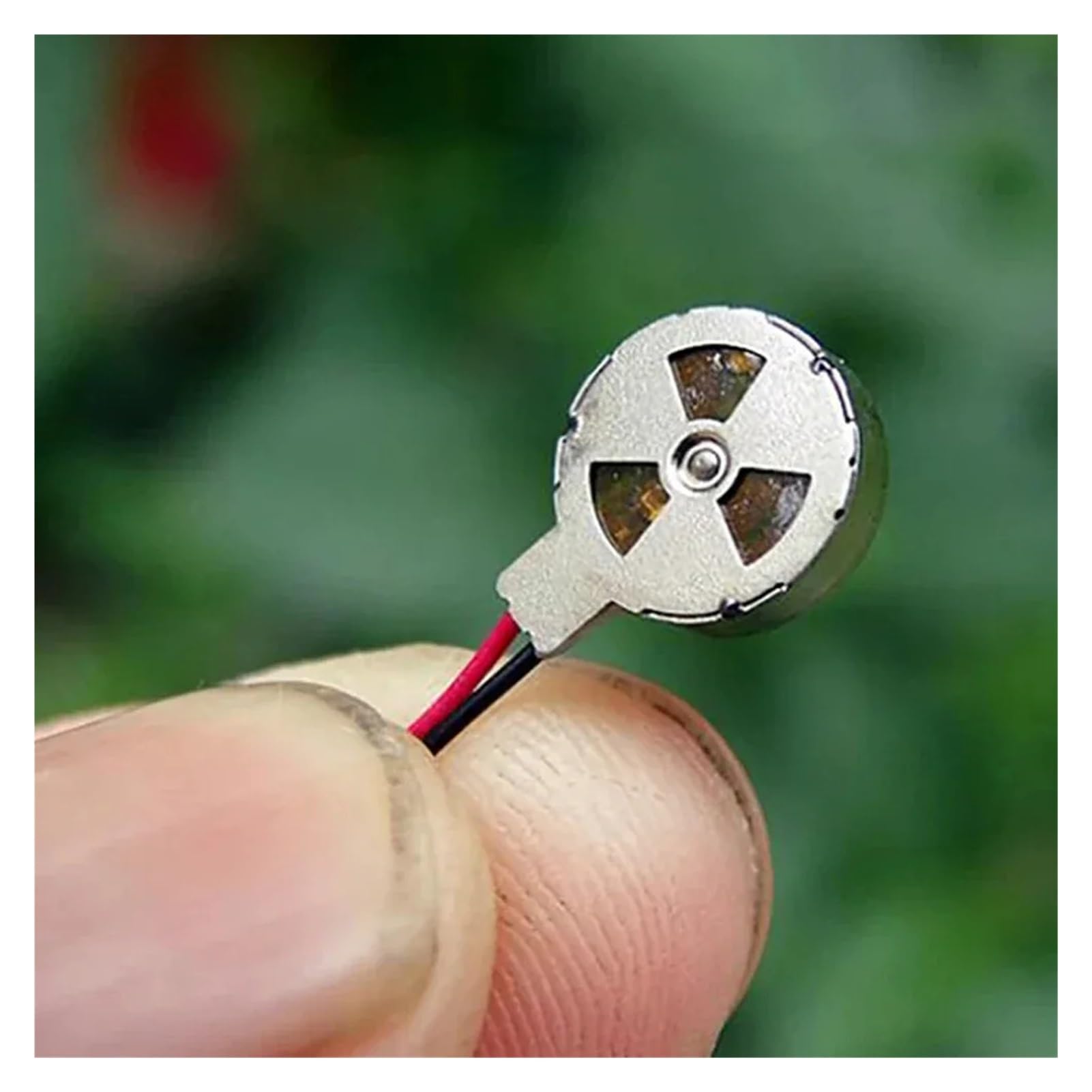 Facile sostituzione fai-da-te 10/50/100 pezzi 8 * 2,5 mm Mini motori a vibrazione DC 3 V - 4,2 Pulsante piatto a Micro Motore vibrante brushless for orologio sportivo intelligente(100PCS)