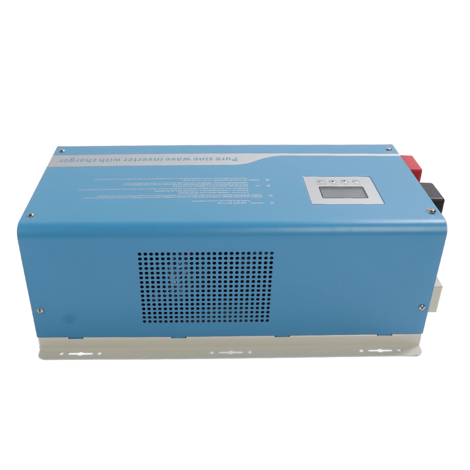 Generic Cargador Inversor de Onda Sinusoidal Pura, Cargador MCU ABS de Doble Potencia, Protección Total, a Prueba de Golpes para el Hogar (24V)