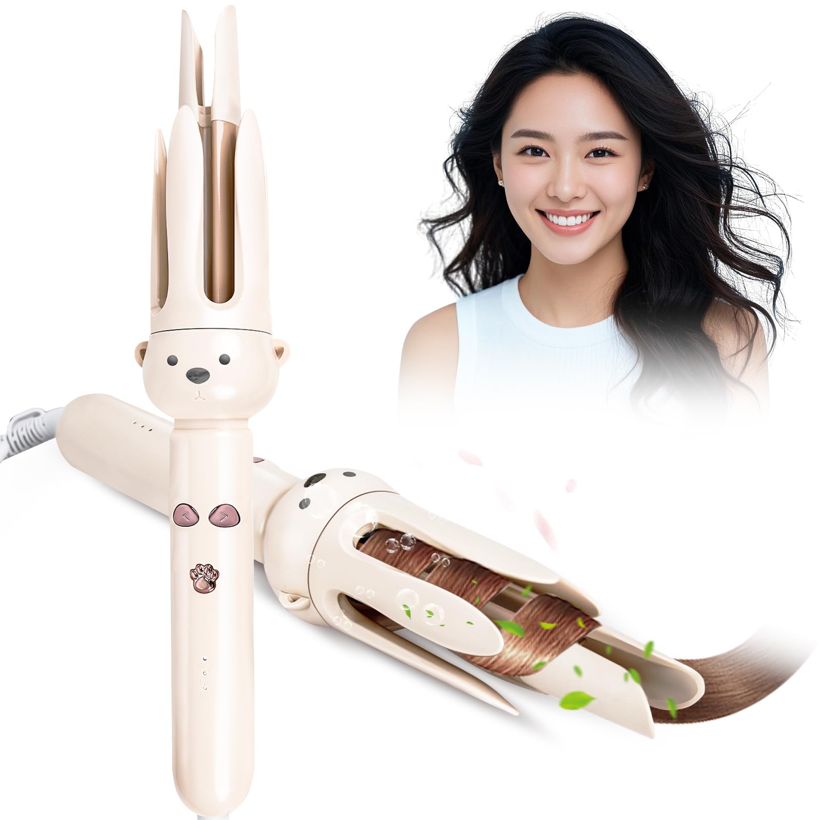 Amazon | ヘアアイロン オートカールアイロン 28mm 可愛いクマデザイン
