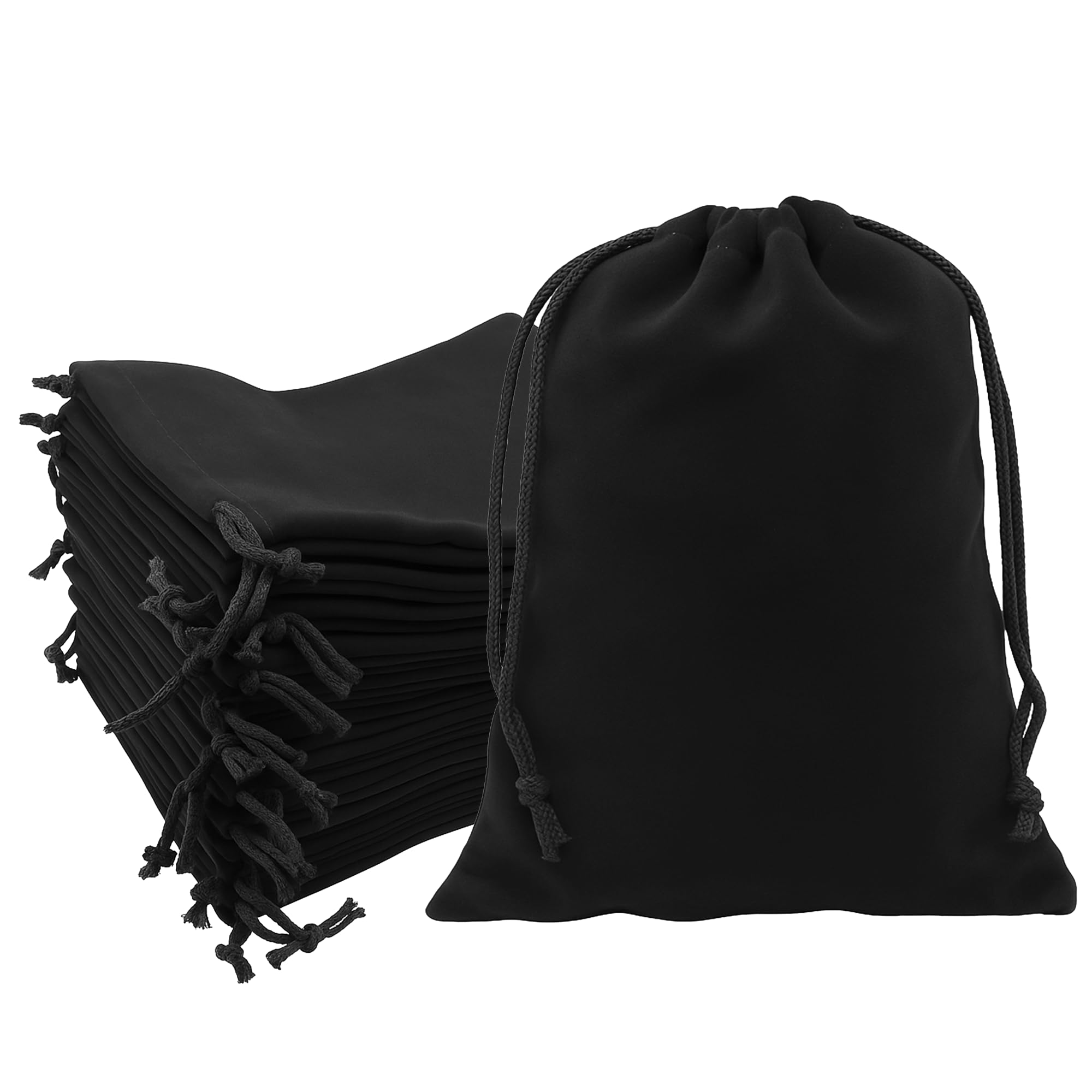 Amazon.com: Mandala Crafts 14x14 Black Velvet Drawstring Bags - 10
