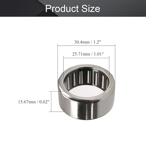 Miniatura 2 de Othmro RC162110 Rodamientos de agujas 1x1 516x58inch Rodamientos de bolas de ranura profunda Rodamientos de bolas de acero para la industria