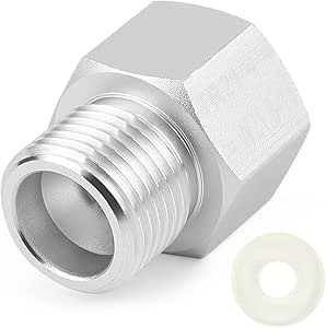 Amazon.de: CPROSP CO2 Adapter Sodastream aus Aluminum, CO2 Refill Adapter für W21.8-14 Ventil ...