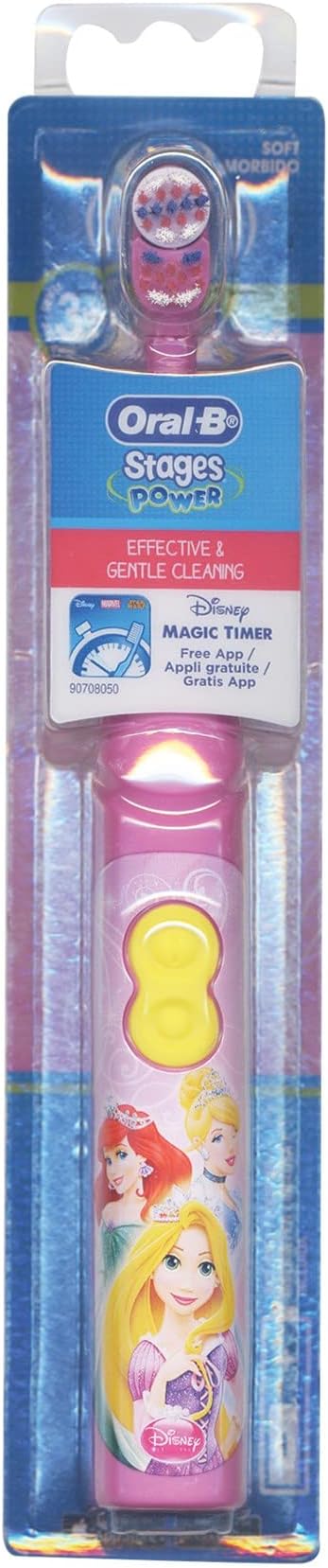 Oral-B Stages Power Kids Battery Toothbrush Featuring Disney Cars/Princesses